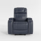 9640BU-1PWH - Power Reclining Chair with Power Headrest and Storage Arms