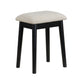 4565BK - Vanity Dresser with Mirror and Stool