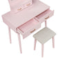4565PK - Vanity Dresser with Mirror and Stool