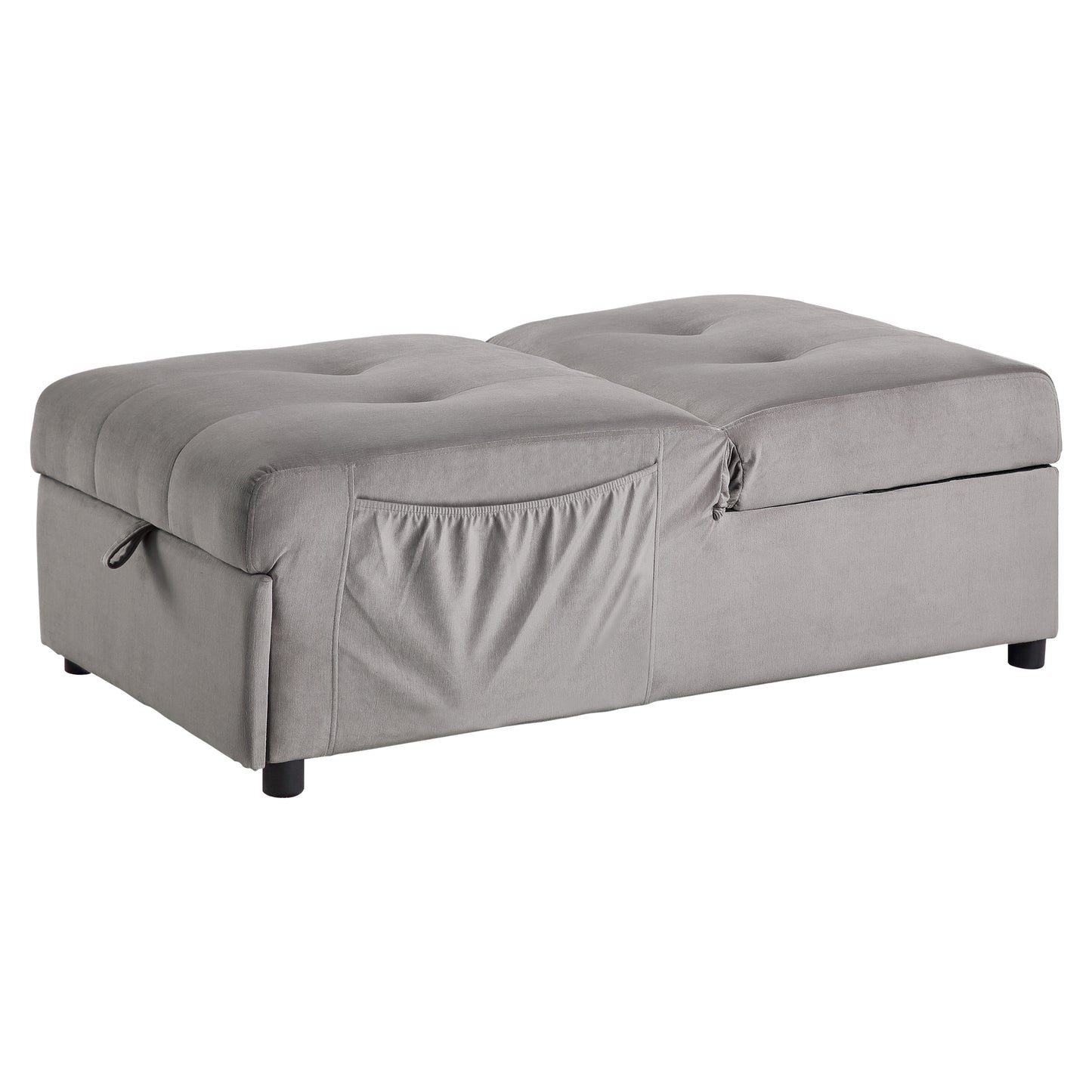4615-F4 - Lift Top Storage Bench with Pull-out Bed