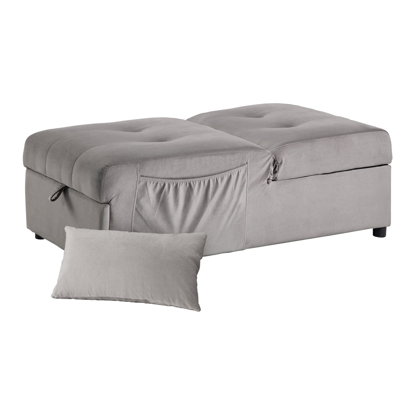 4615-F4 - Lift Top Storage Bench with Pull-out Bed