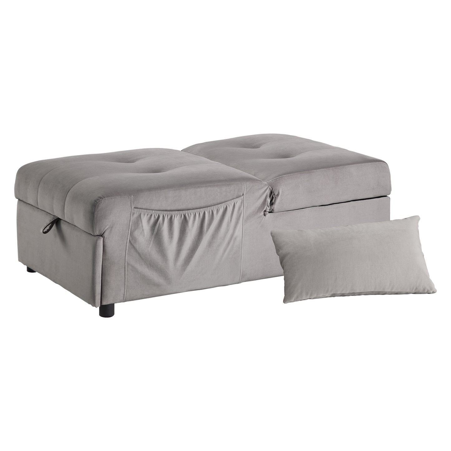 4615-F4 - Lift Top Storage Bench with Pull-out Bed