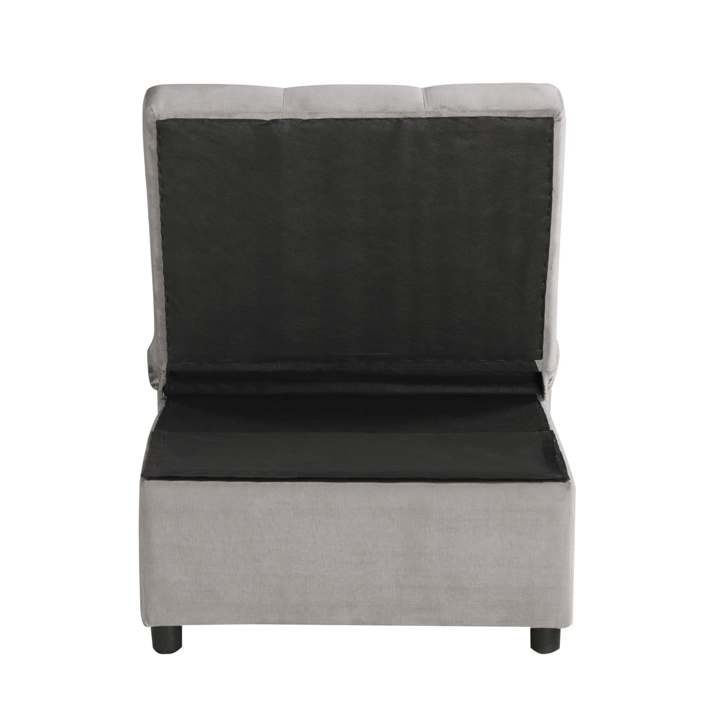 4615-F4 - Lift Top Storage Bench with Pull-out Bed