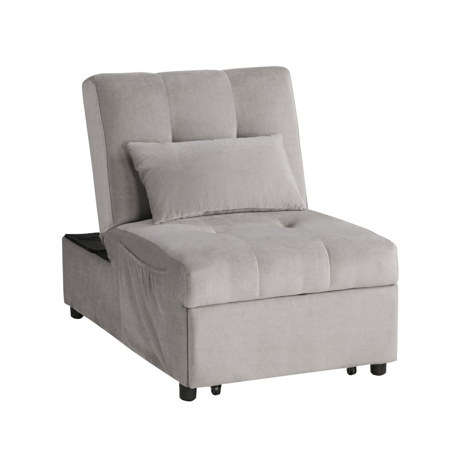 4615-F4 - Lift Top Storage Bench with Pull-out Bed