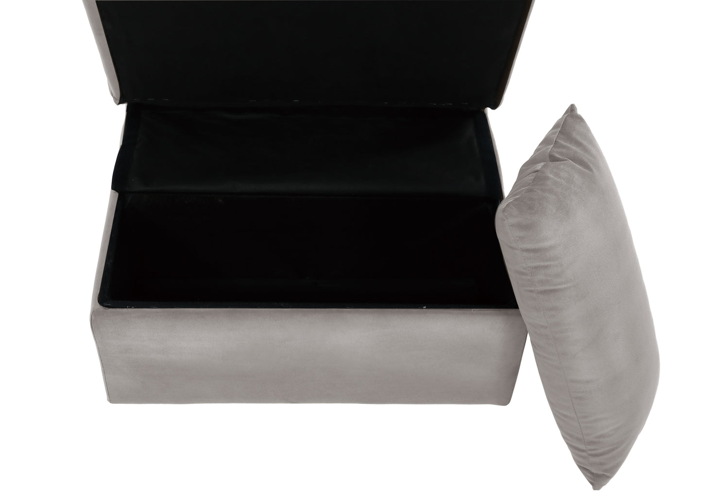 4615-F4 - Lift Top Storage Bench with Pull-out Bed