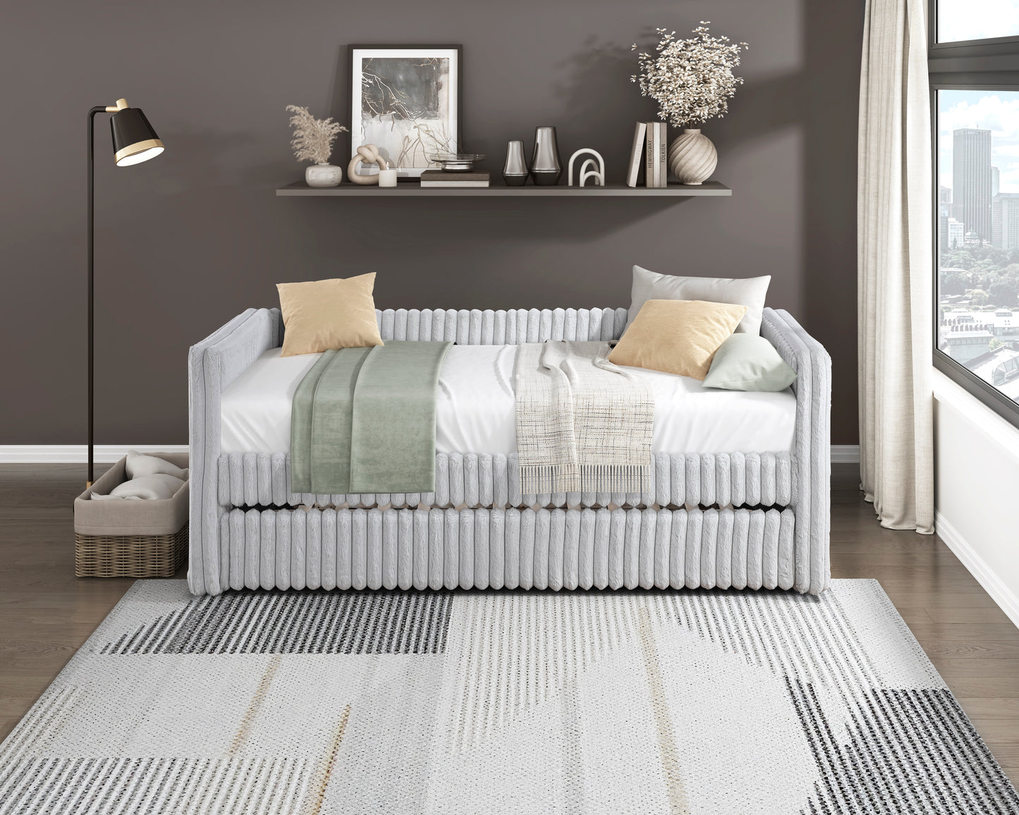 4655LGY* - (2) Daybed with Trundle