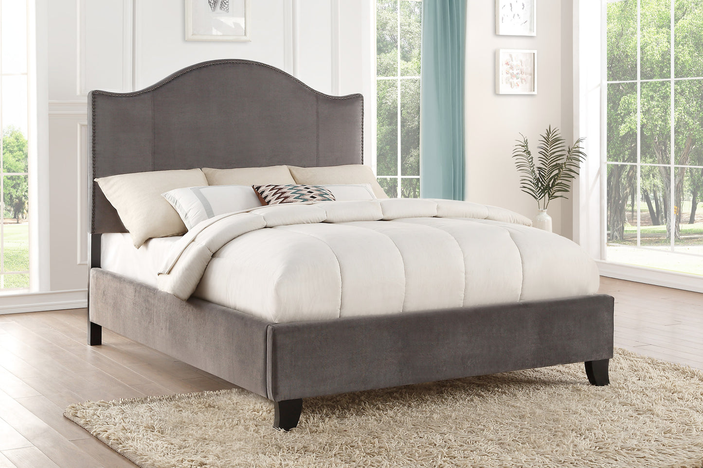 5874GY-1* - (2)Queen Bed