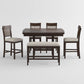 5716-36 - Counter Height Table with Lazy Susan