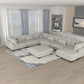 9555BEG*43CRAC - (4)4-Piece Modular Sectional