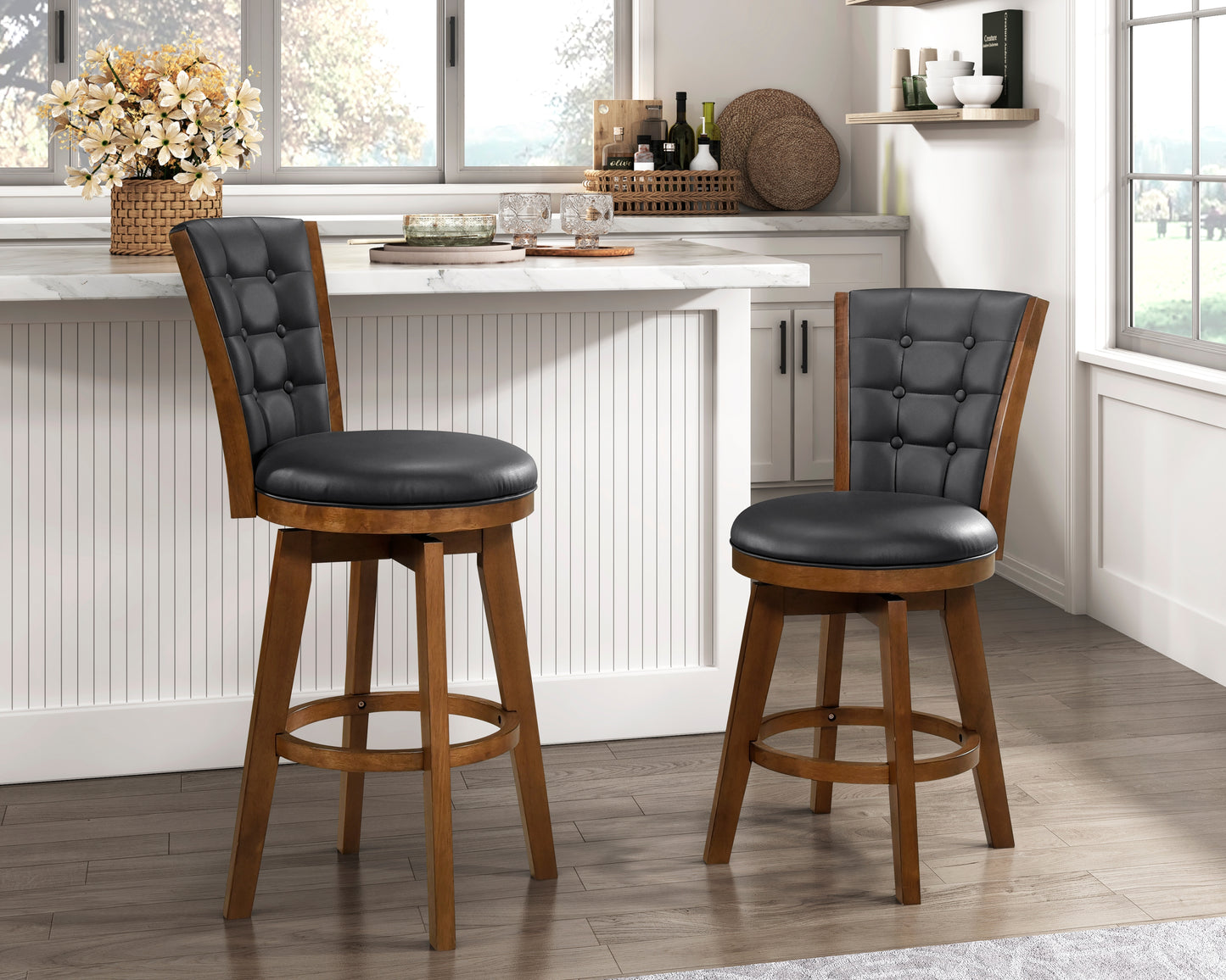 5505-29BKS - Swivel Pub Height Chair