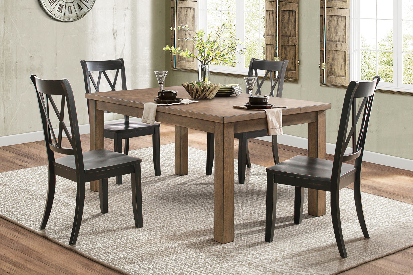 5516BKS - Side Chair, Black