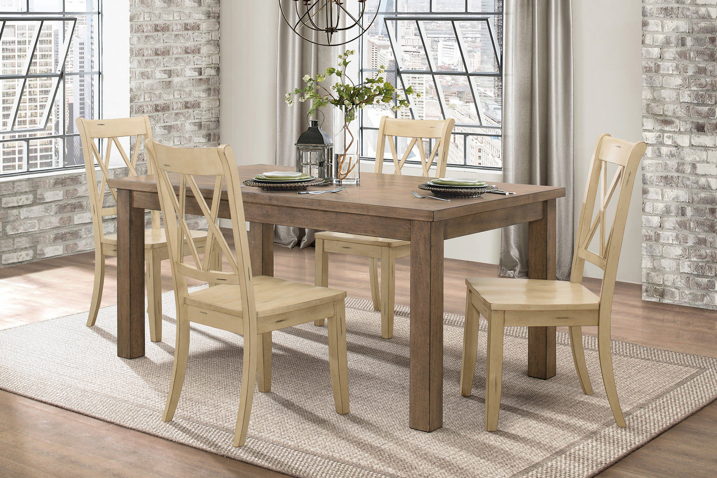 5516BMS - Side Chair, Buttermilk