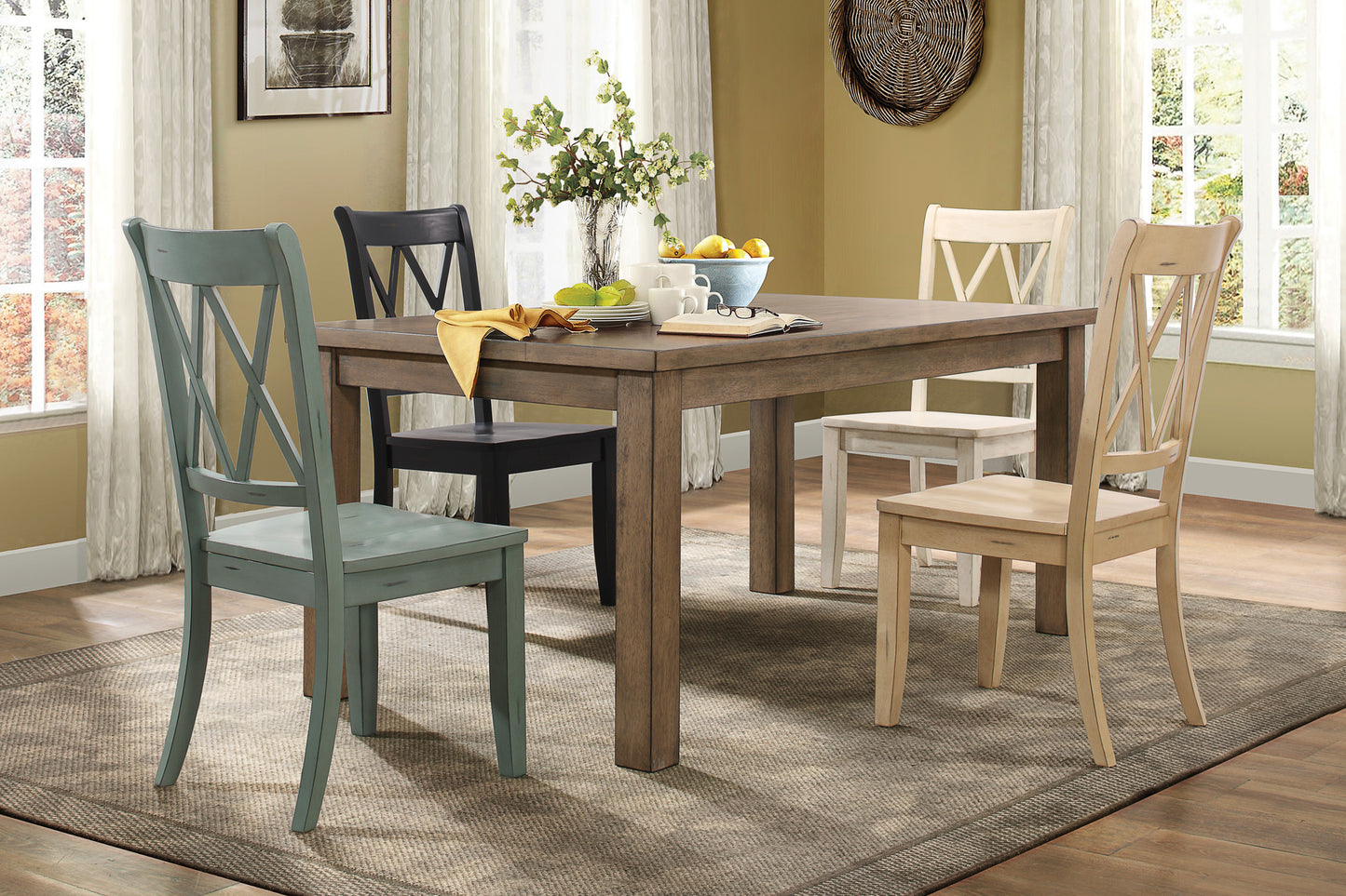 5516TLS - Side Chair, Teal