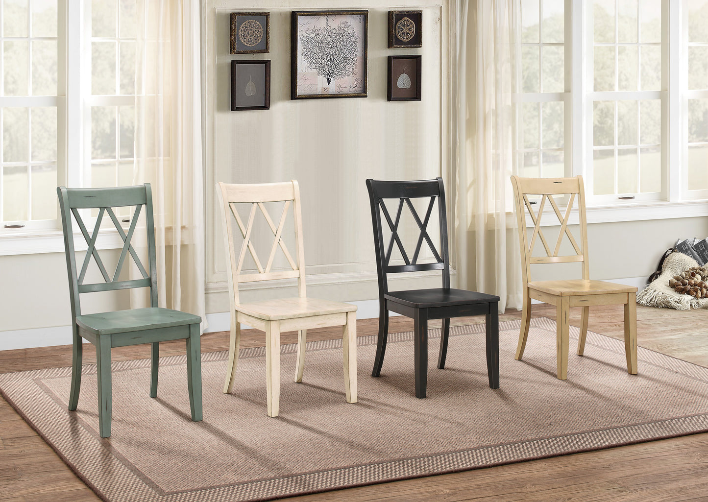 5516WTS - Side Chair, White