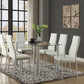 5538W* - (2)Dining Table, Glass Top