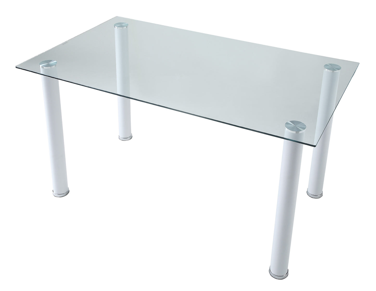 5538W* - (2)Dining Table, Glass Top