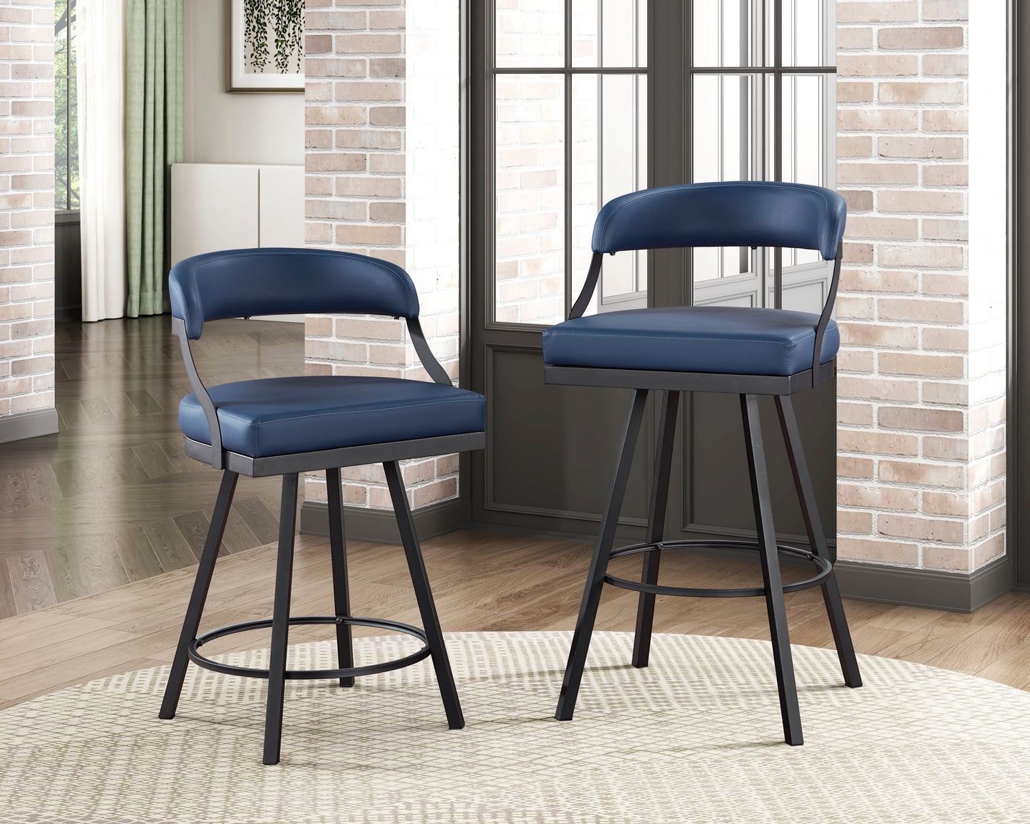 5565-24BU - Swivel Counter Height Chair