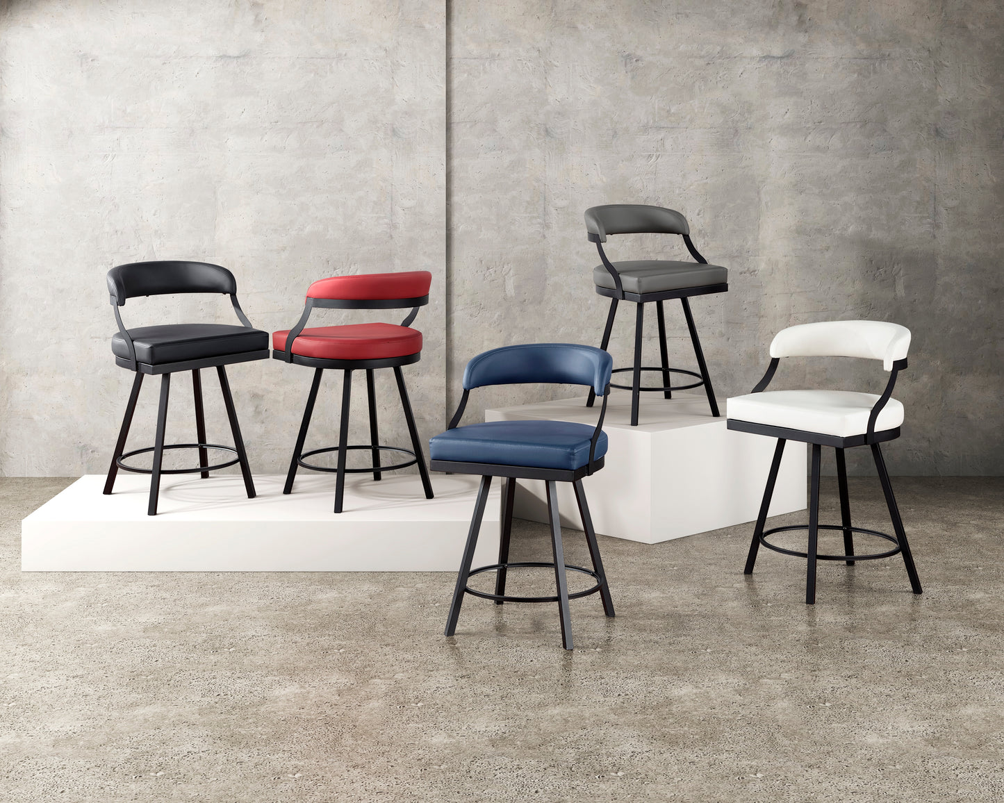 5565-24BK - Swivel Counter Height Chair