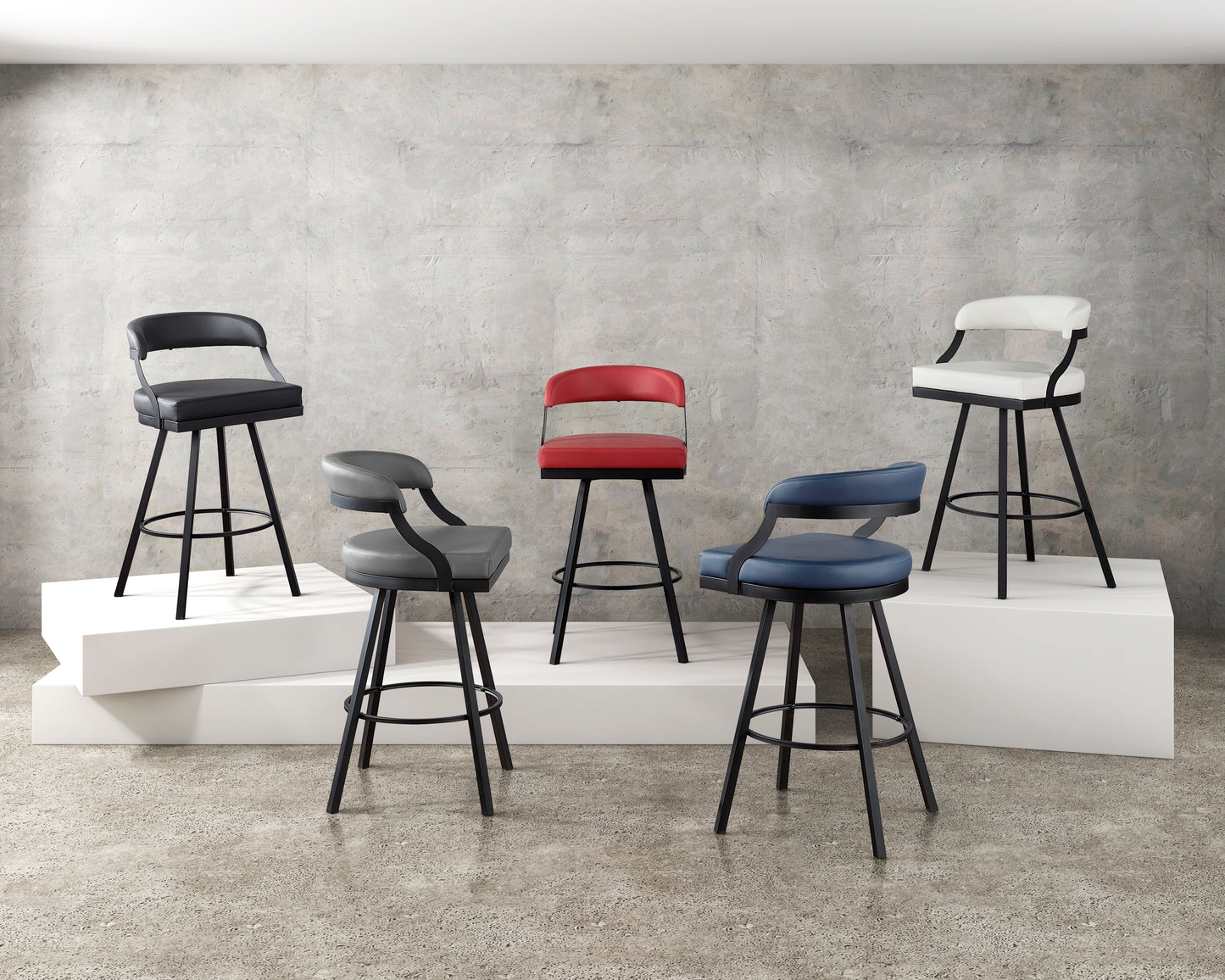 5565-29RD - Swivel Pub Height Chair