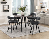 5565-24BK - Swivel Counter Height Chair