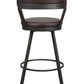 5566-29BR - Swivel Pub Height Chair, Brown