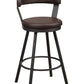 5566-29BR - Swivel Pub Height Chair, Brown