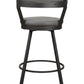5566-29GY - Swivel Pub Height  Chair, Gray