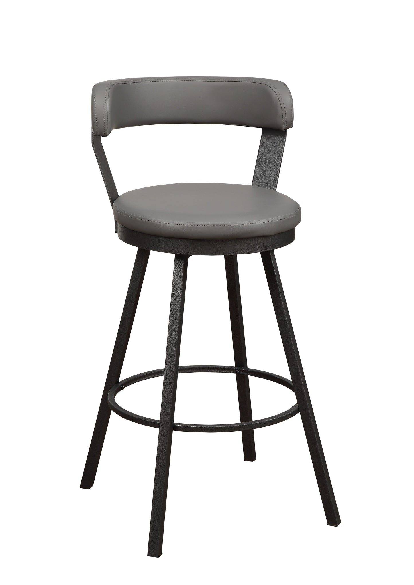 5566-29GY - Swivel Pub Height  Chair, Gray