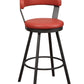 5566-29RD - Swivel Pub Height Chair, Red