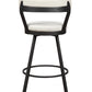 5566-29WT - Swivel Pub Height Chair, White