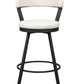 5566-29WT - Swivel Pub Height Chair, White