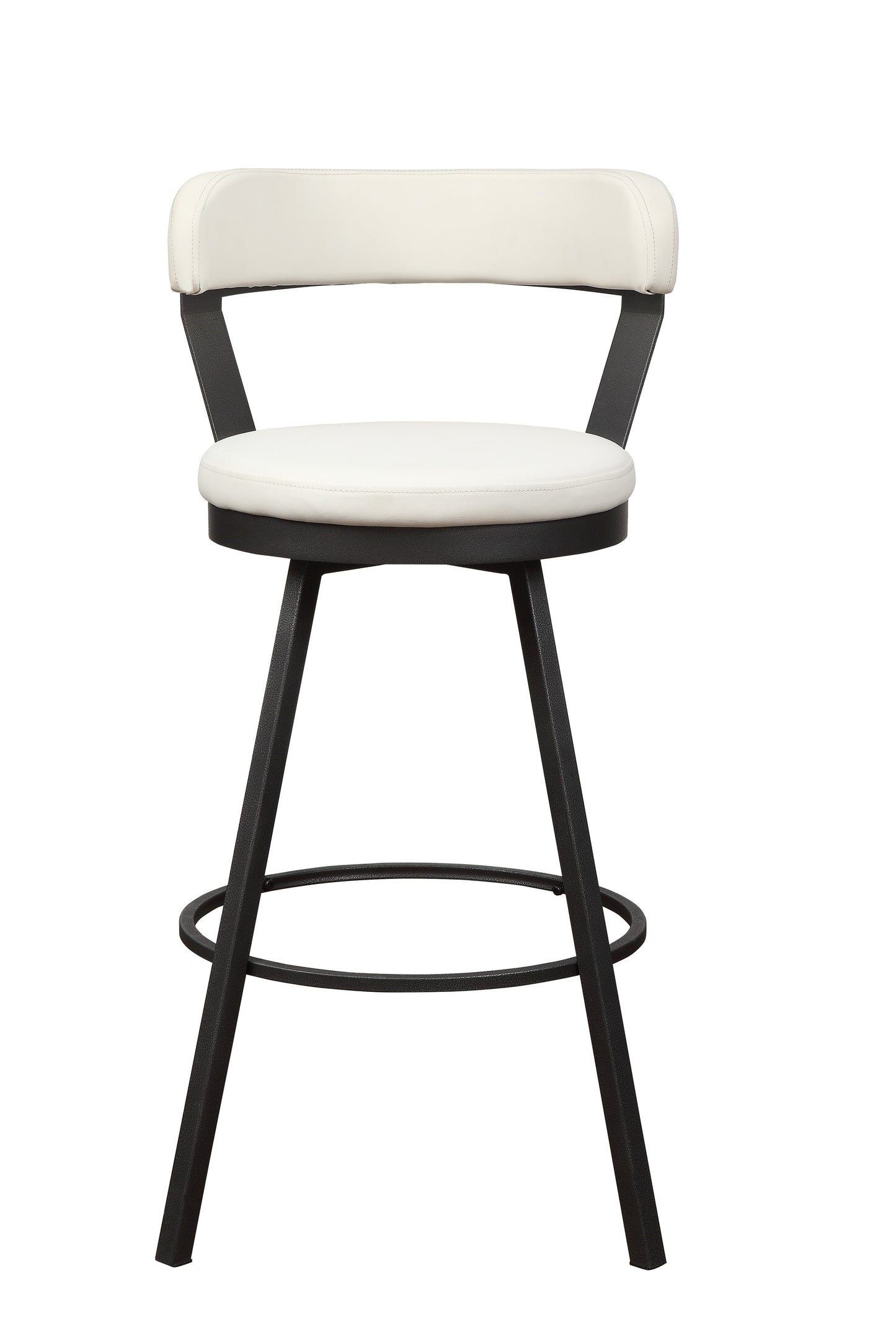 5566-29WT - Swivel Pub Height Chair, White