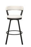 5566-29WT - Swivel Pub Height Chair, White