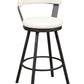 5566-29WT - Swivel Pub Height Chair, White