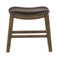 5682BRW-18 - 18 Dining Stool, Brown