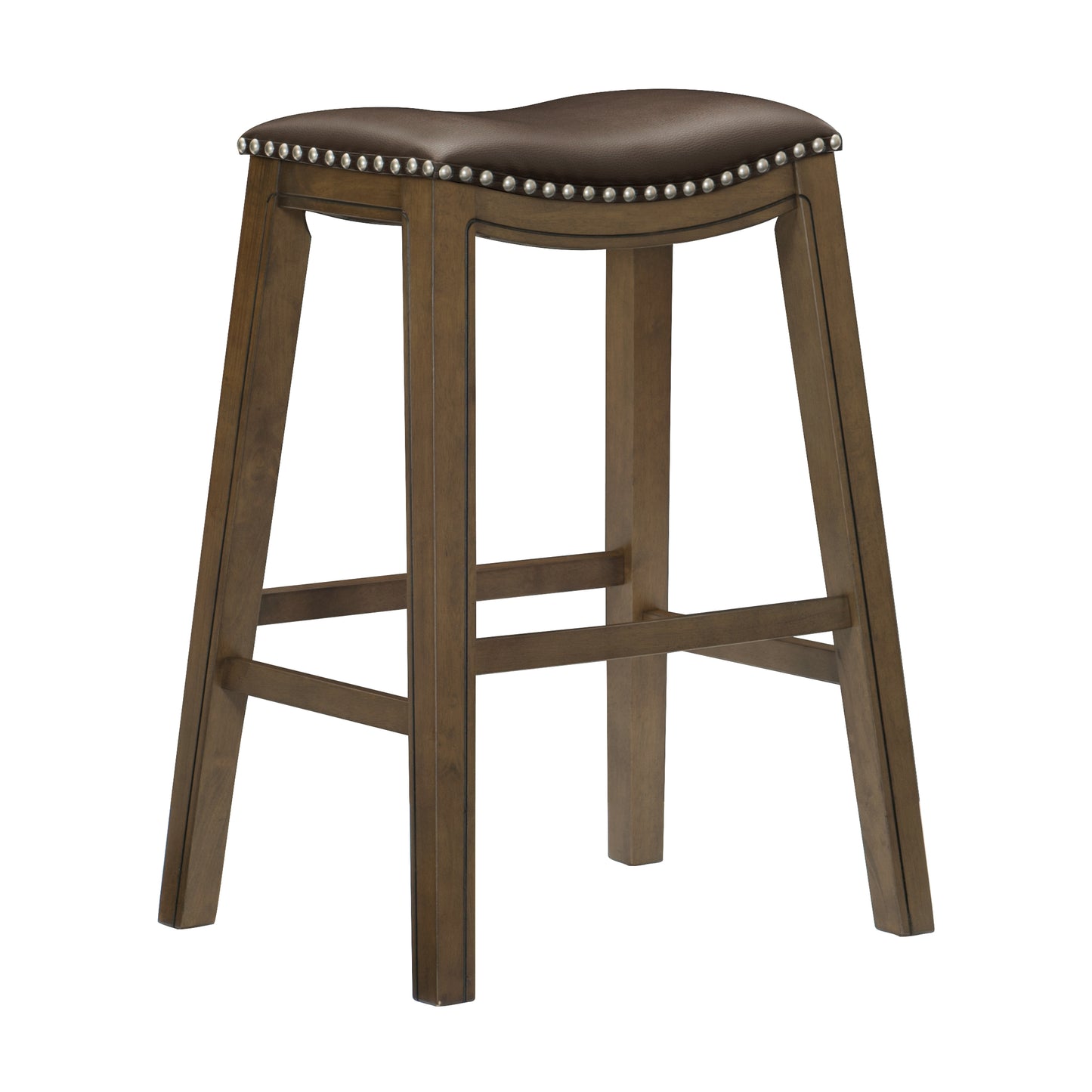 5682BRW-29 - 29 Pub Height Stool, Brown