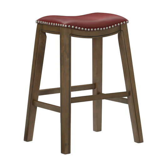 5682RED-29 - 29 Pub Height Stool, Red