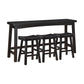 5687BLK-364P - 4-Piece Pack Counter Height Set