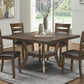 5712-54* - (2) Dining Table w/18" Butterfly Leaf, Mindy Veneer