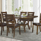 5712-54* - (2) Dining Table w/18" Butterfly Leaf, Mindy Veneer