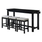 5713BK - 4-Piece Pack Counter Height Set