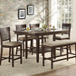 5716-36 - Counter Height Table with Lazy Susan