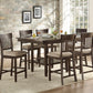 5716-36 - Counter Height Table with Lazy Susan
