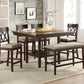 5716-36 - Counter Height Table with Lazy Susan