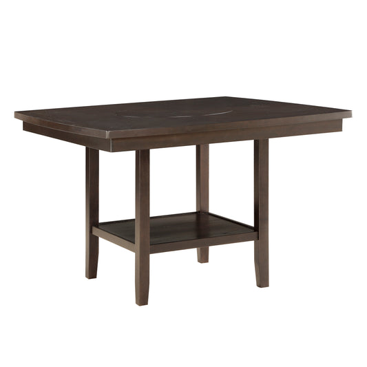 5716-36 - Counter Height Table with Lazy Susan