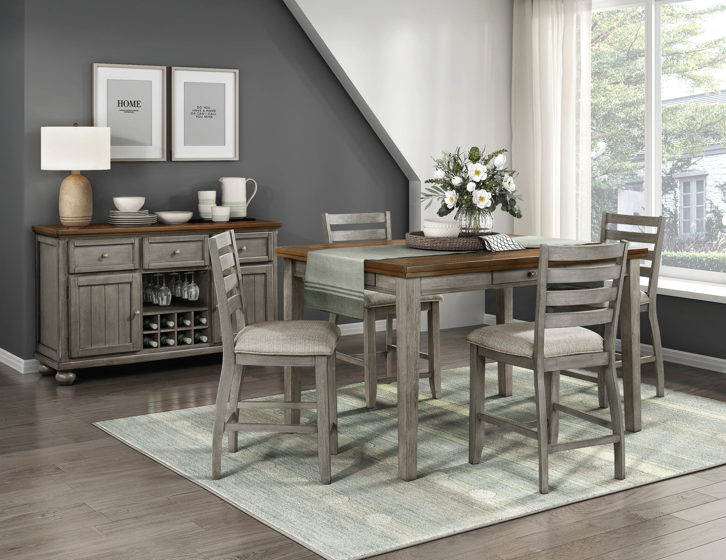 5761GY-24 - Counter Height Chair