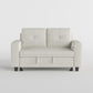 9705DB-2* - (2)Love Seat with Pull-out Bed, Shelves and Charging Ports