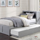 B2063BC-1R* - (3) Twin Bookcase Bed with Twin Trundle