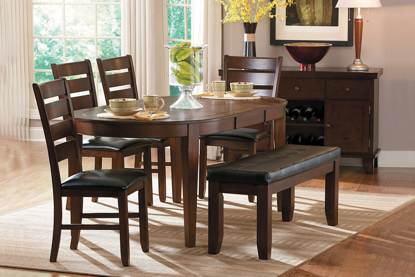 586-76 - Oval Dining Table