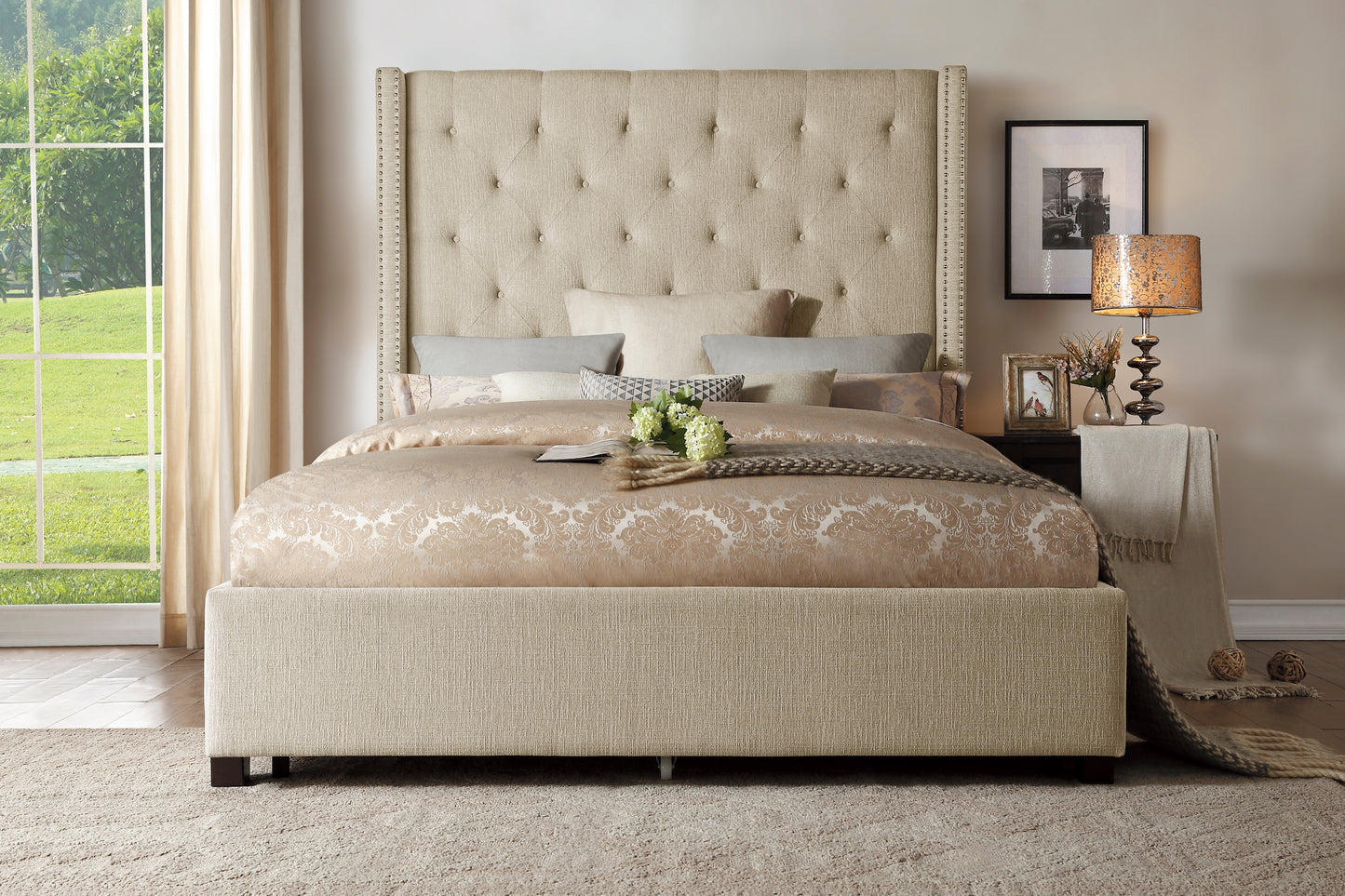 5877BE-1* - (2)Queen Platform Bed